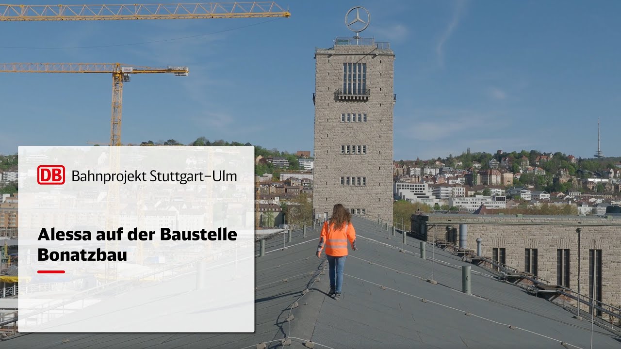 Alessa auf der Baustelle &ndash; Bonatzbau