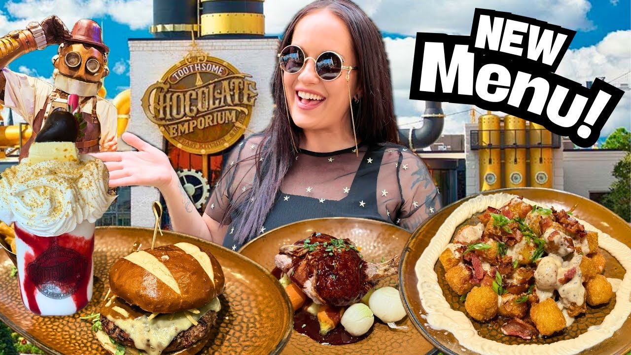 Лучший ресторан Universal всё ещё стоит своих денег? | НОВОЕ меню в Toothsome Chocolate Emporium!