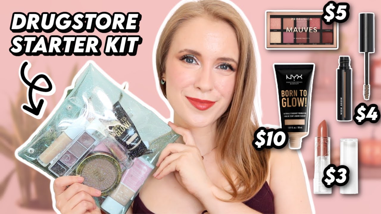 The ULTIMATE Drugstore Makeup Starter Kit 2021 // Affordable Makeup for Beginners!