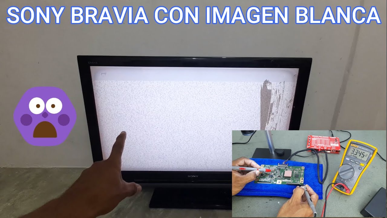👉SONY BRAVIA KDL-40V4100 CON IMAGEN BLANCA, DIAGNÓSTICO Y REPARACIÓN paso a paso. electrónica Vargas