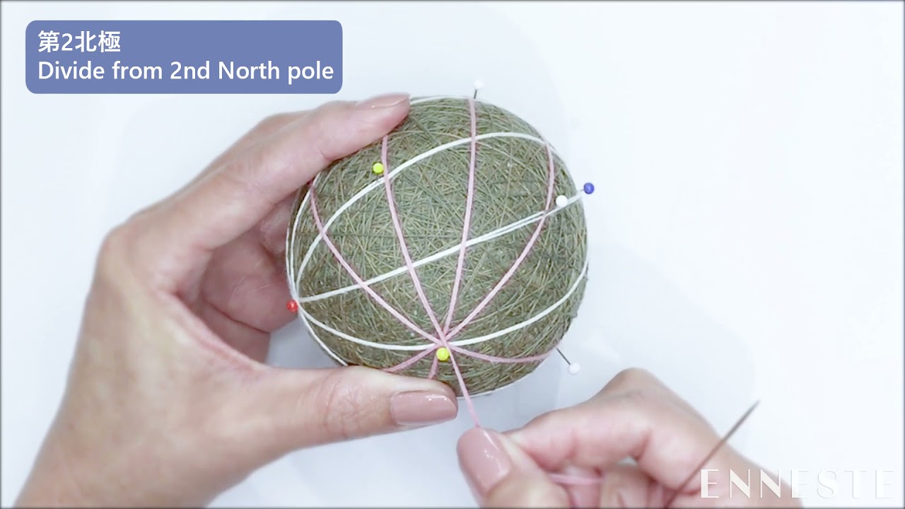 10等分組合せ 地割 I Temari 10 division combined