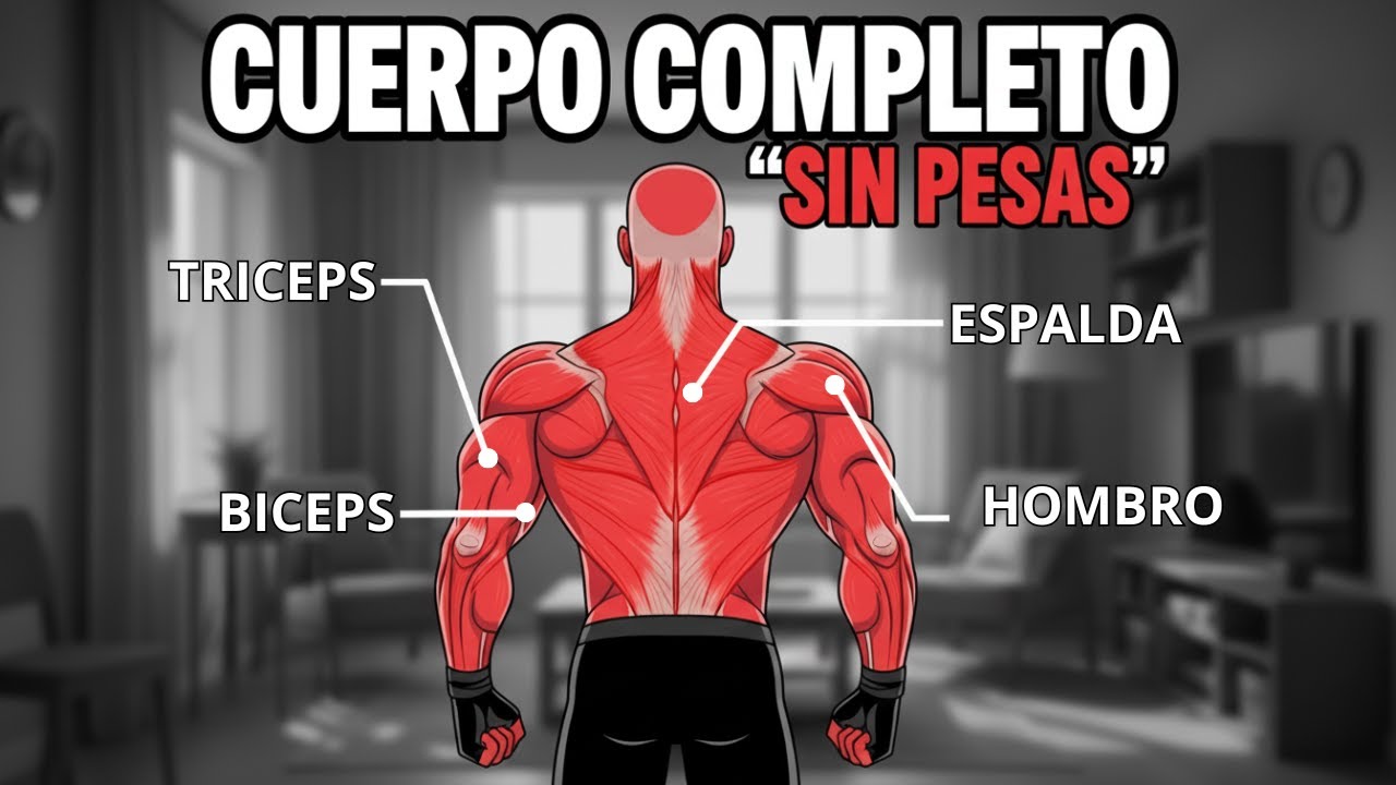 Entrena TODO tu cuerpo en casa (SIN pesas)