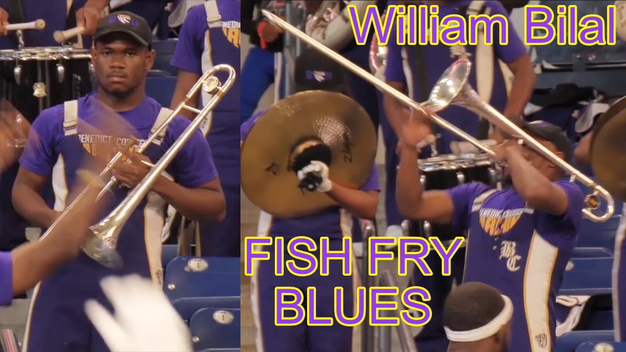 William Bilal STRIKES AGAIN!!! | Fish Fry Blues | Benedict College Marching Band