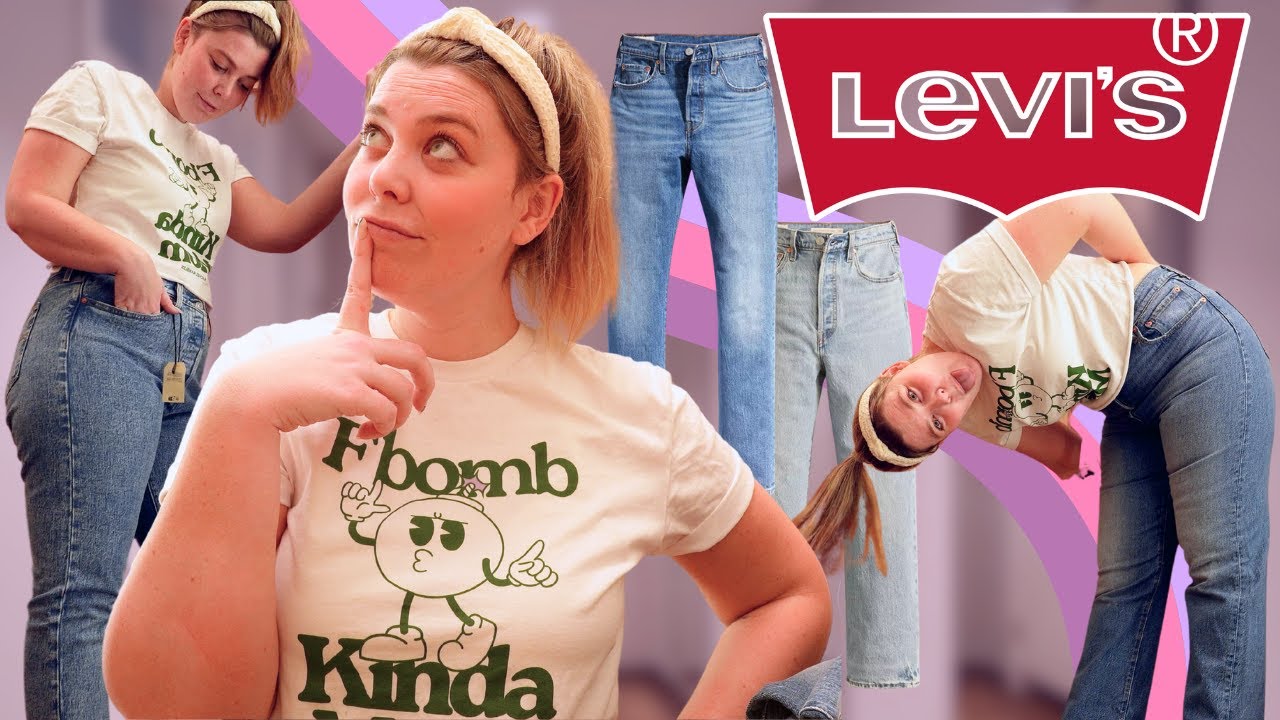 Size 12 Tries On EVERY Pair of Jeans at Levis! - Inside the Dressing Room!