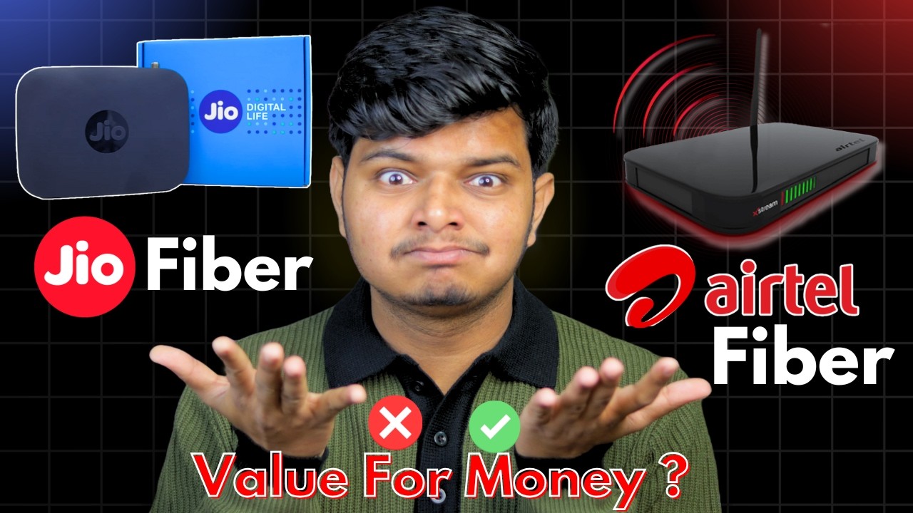 Jio Fiber vs Airtel Xstream Fiber: Honest Review &ndash; No More Confusion! 🚀