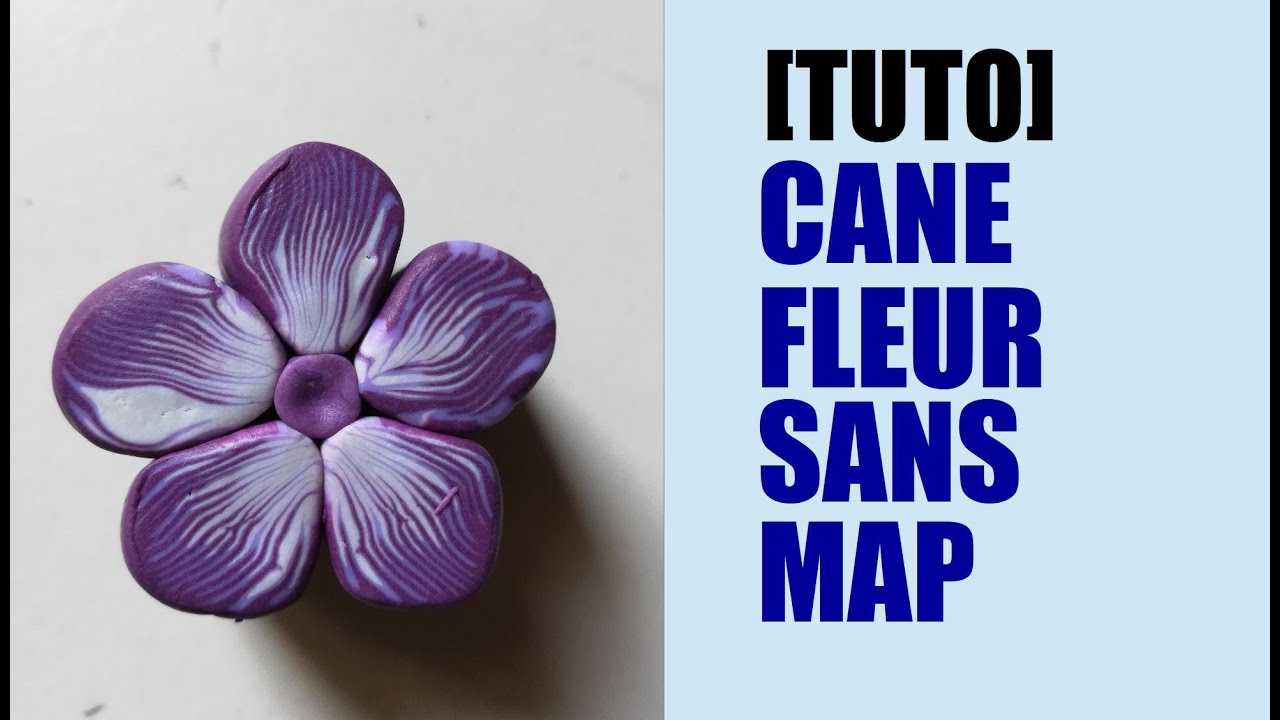 [TUTO] CANE FLEUR SANS MAP EN FIMO / CERNIT