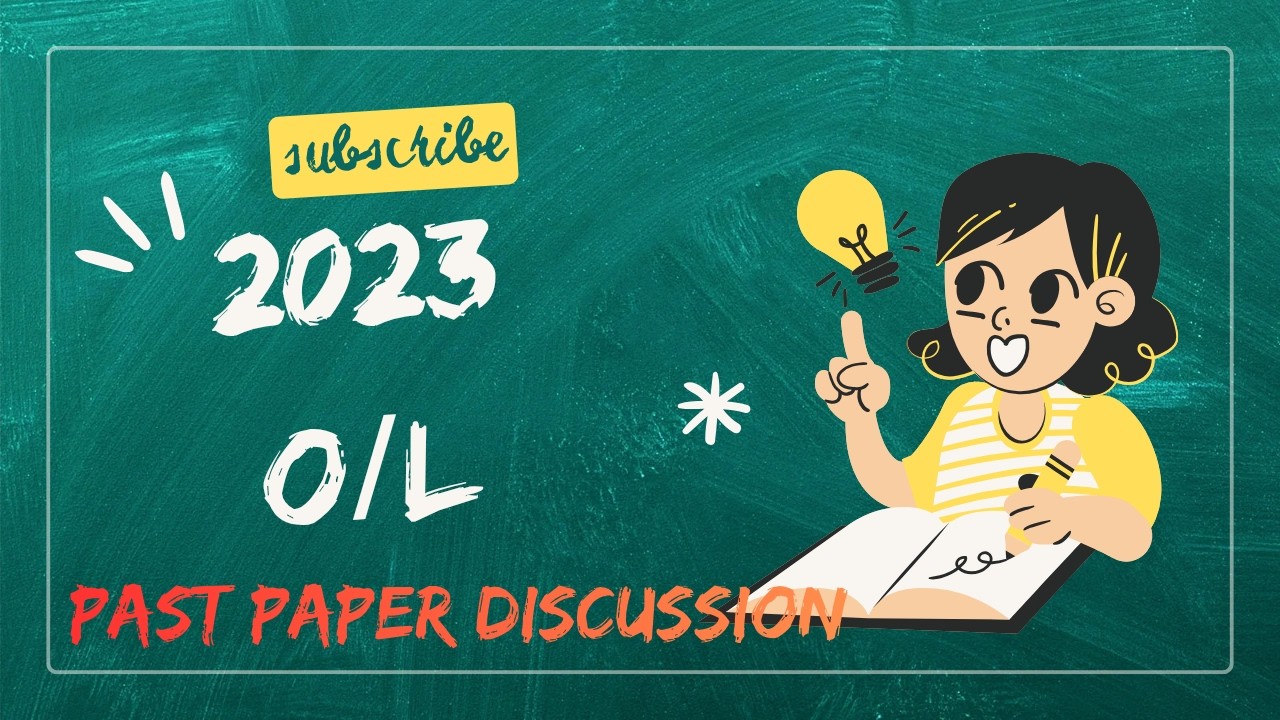 2023 O/L Maths Past Paper Discussion (Part 10)