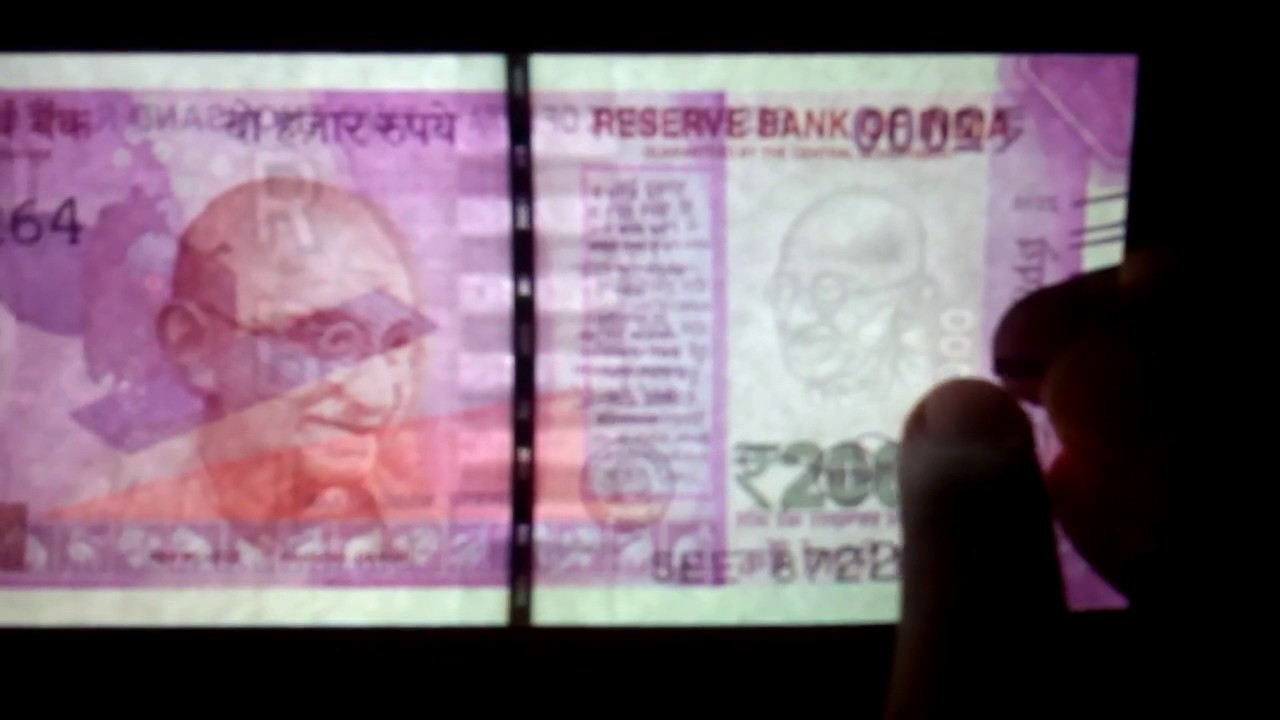 Chemical proof test of 2000 INR