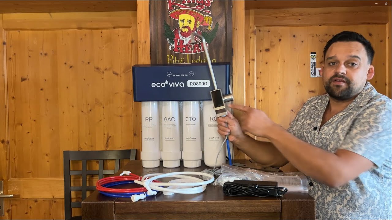 Entdecke den Ecoviva RO 800G &ndash; unser leistungsstarkes Untertisch-Umkehrosmose-System!