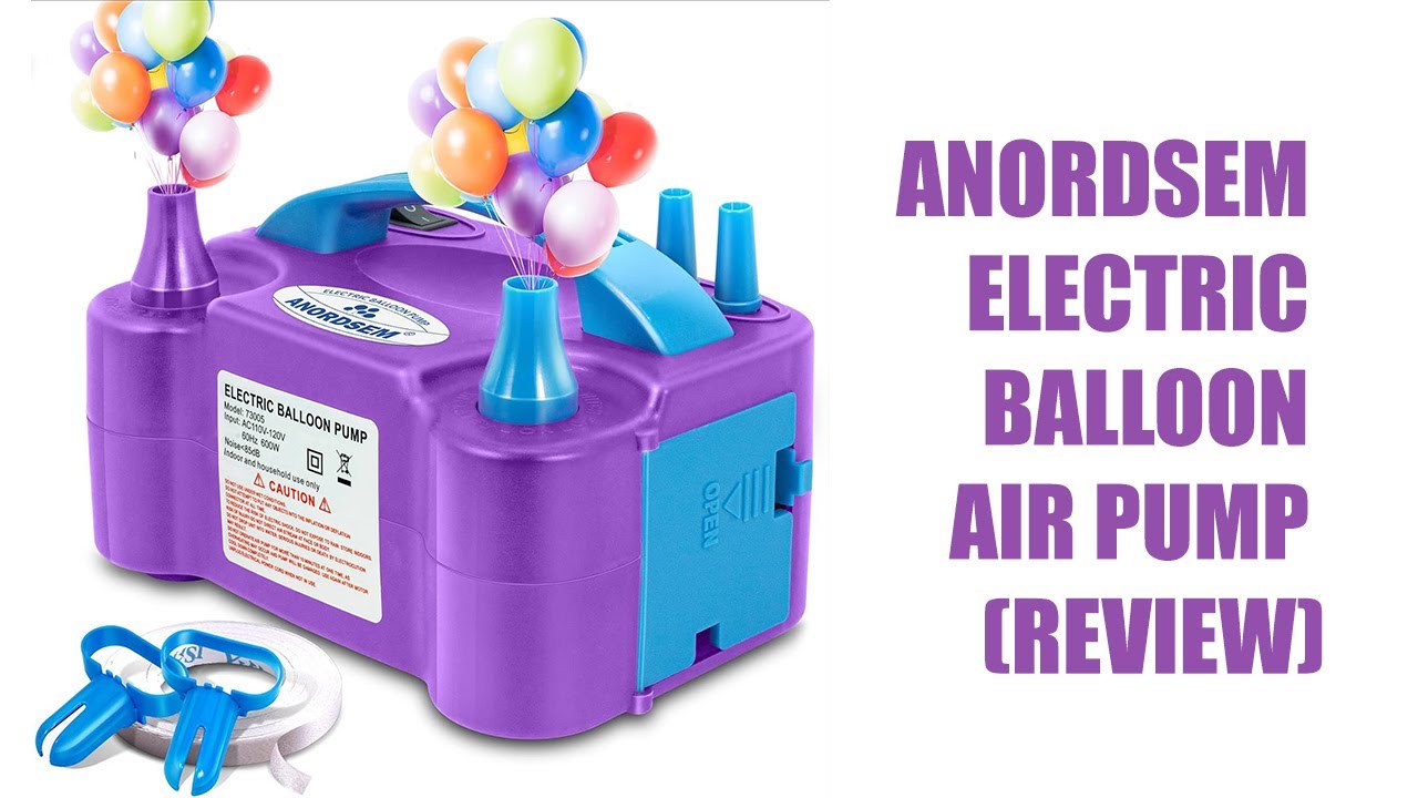 Anordsem Electric Balloon Air Pump (Review)