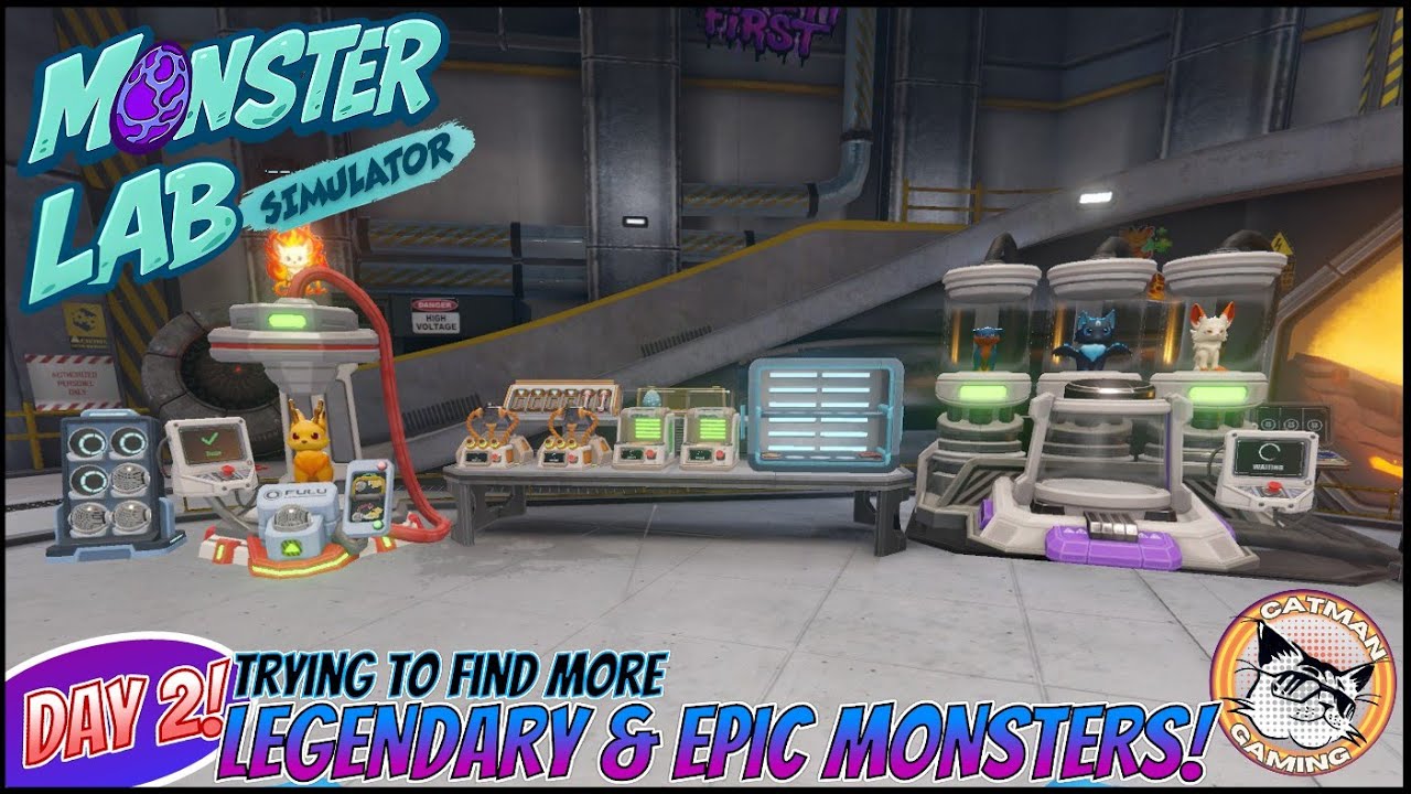 🔴 Day 2! More Battles & Looking for Epic & Legendary Creatures! | Monster Lab Simulator |