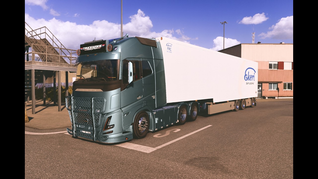 Transporting 20T of Yoghurt from Dortmund (D) to Brussels (B) - Volvo Aero 2024 | #ets2 1.56