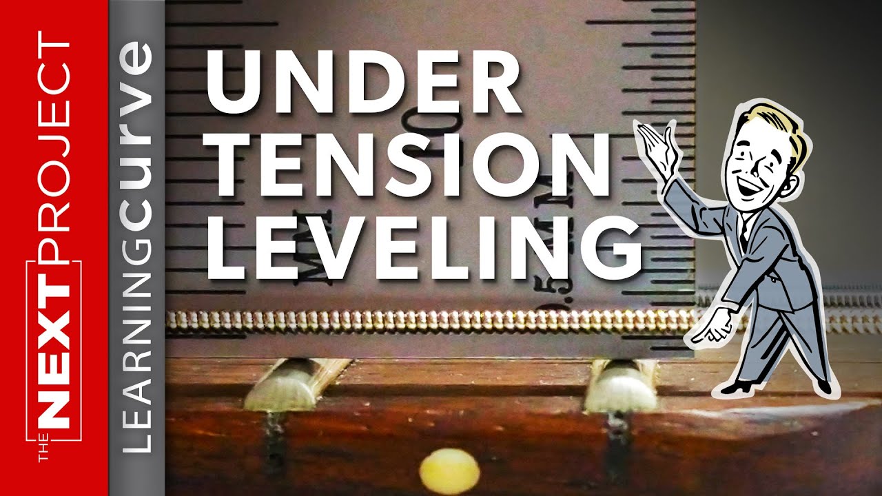 Under String Under Tension Leveling of Guitar Frets