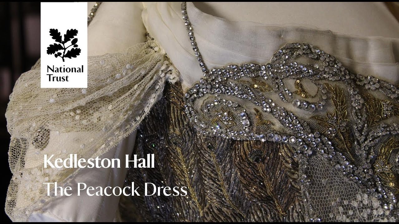 Conservation in action - The Peacock dress