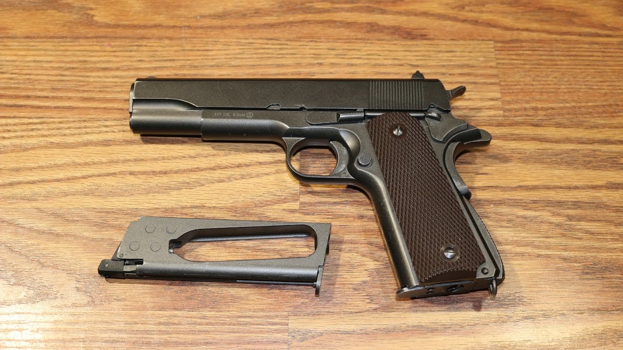 Обзор пневматического пистолета KWC KMB 76AHN (COLT M1911A1)