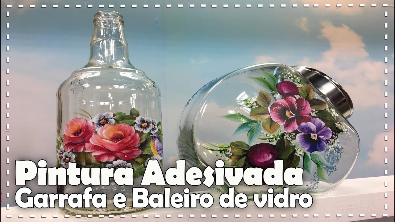 GARRAFA E BALEIRO DE VIDRO ADESIVADOS com Mamiko Yamashita - Programa Arte Brasil - 22/03/2018