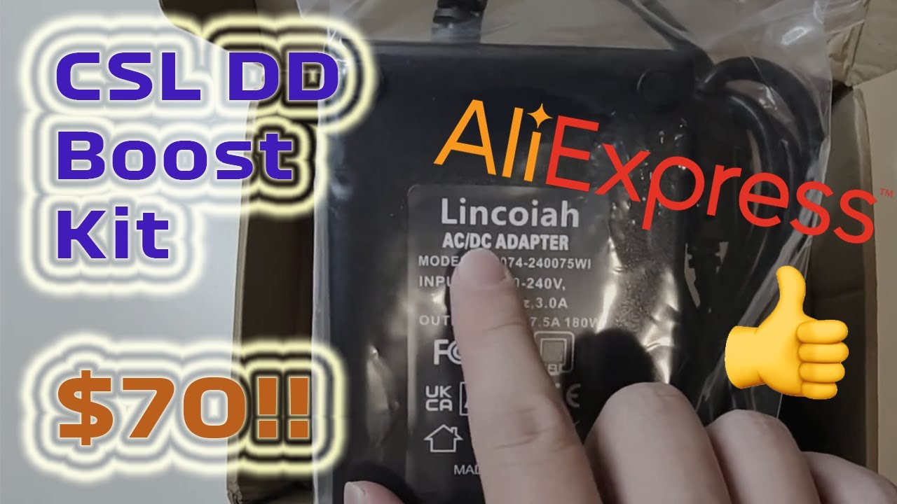 $70 Fanatec CSL DD 8nm boost kit from Aliexpress! - 