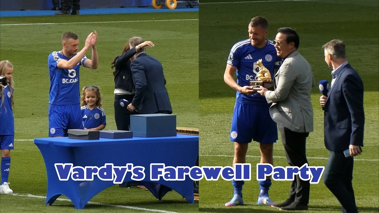 😒Vard's Emotional Farewell Party, ⚽Leicester v Ipswich
