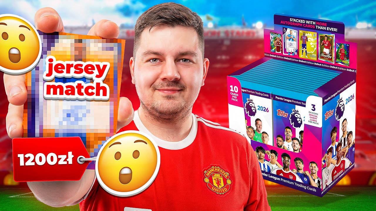 OTWIERAM CAŁY BOX TOPPS PREMIER LEAGUE! TRAF ZA 1200zł!