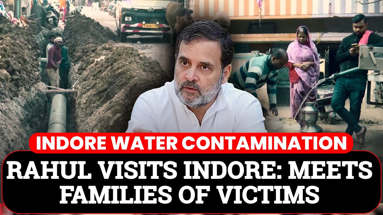 LoP Rahul Gandhi Meets Water Contamination Victims In Indore