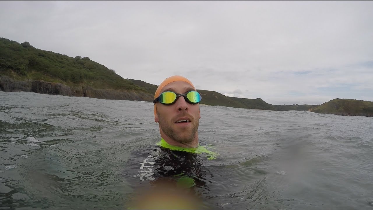 Breca Gower Swimrun Water Temperature Test