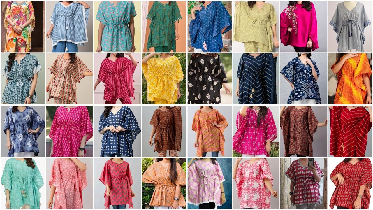 Beautiful Kaftan Top Design Ideas for Daily & Party Wear 2026