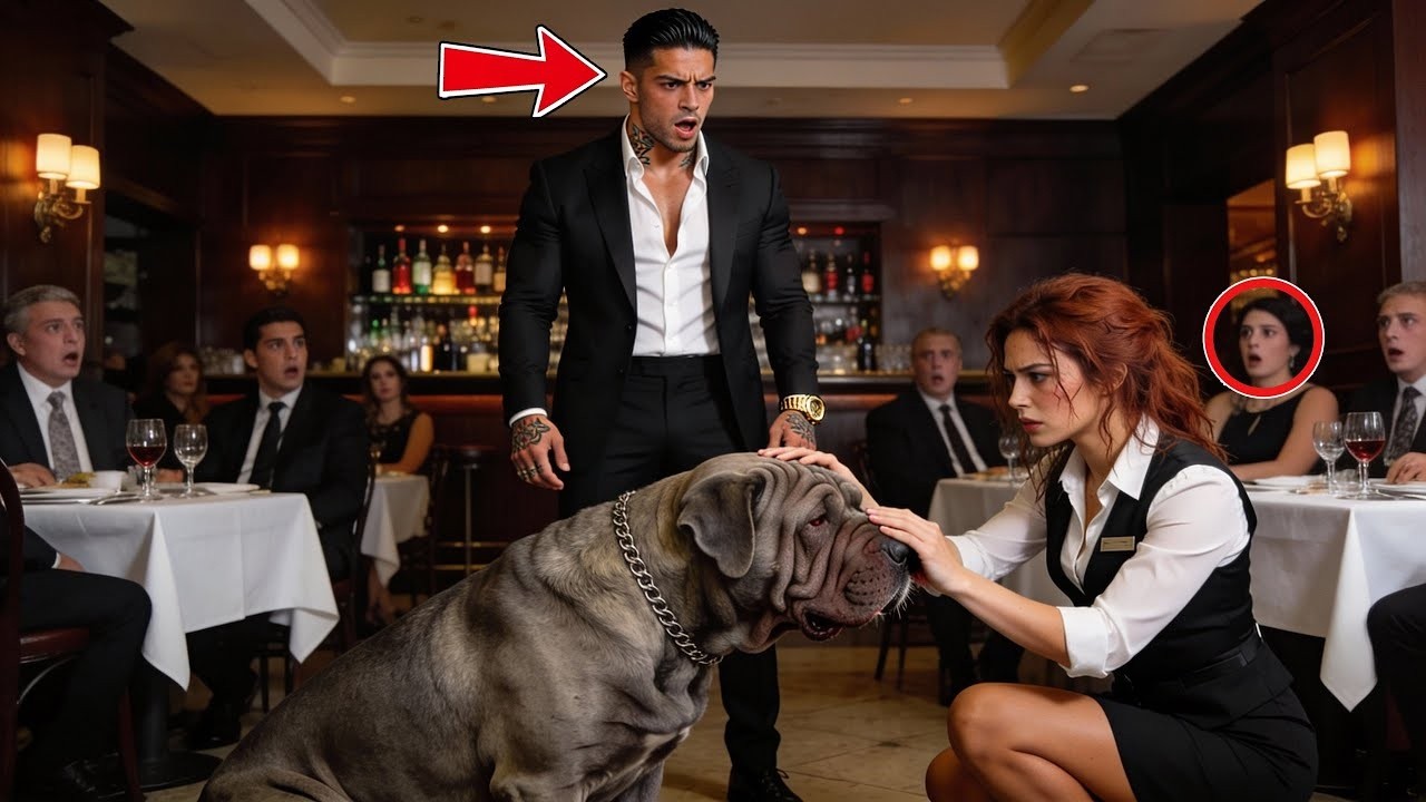Niemand zähmte den neapolitanischen Mastiff des Mafiabosses – bis die Kellnerin es tat