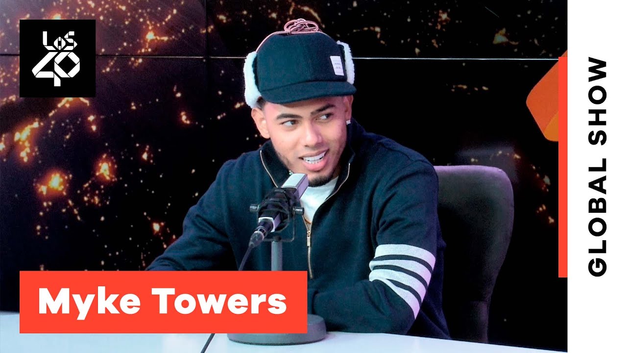 Entrevista MYKE TOWERS: su verdadero nombre + lo opuesto a SEBASTIÁN YATRA | LOS40 Global Show