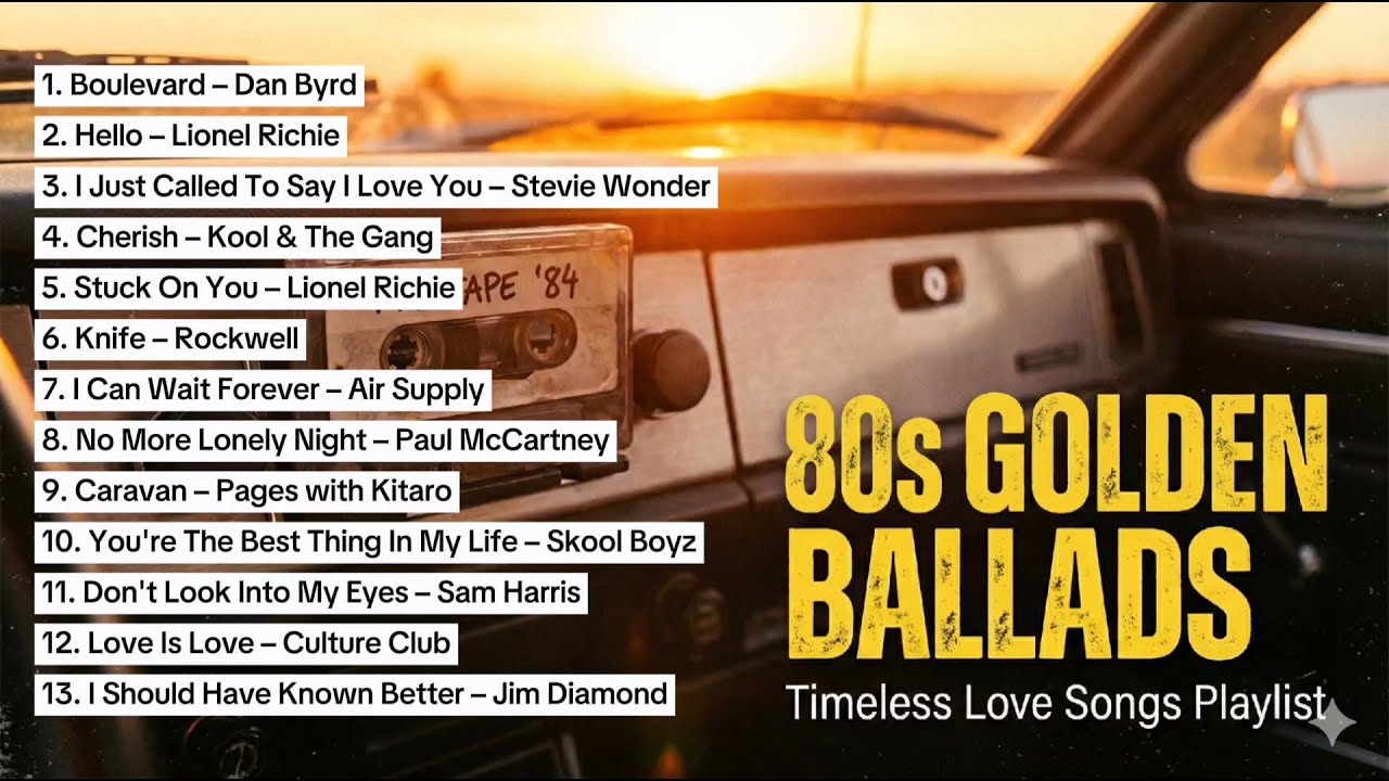 Ultimate 80s Love Songs Playlist: Lionel Richie, Air Supply, Paul McCartney & More!