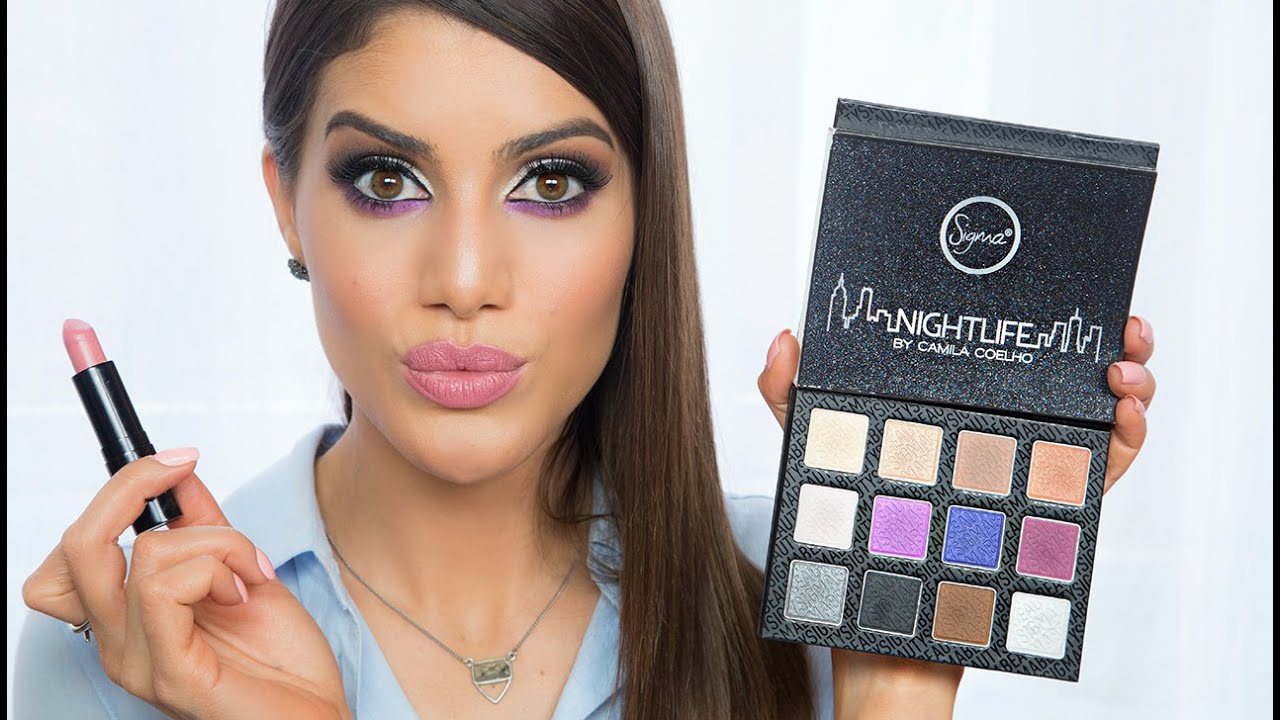 FIRST LOOK - Night Life By Camila Coelho COLLECTION (with Sigma Beauty)! Review