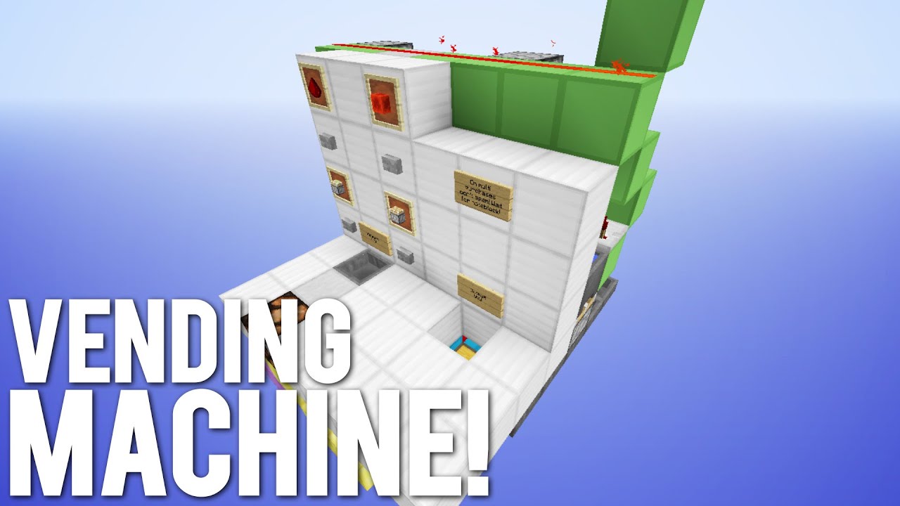 Minecraft: Redstone Vending Machine
