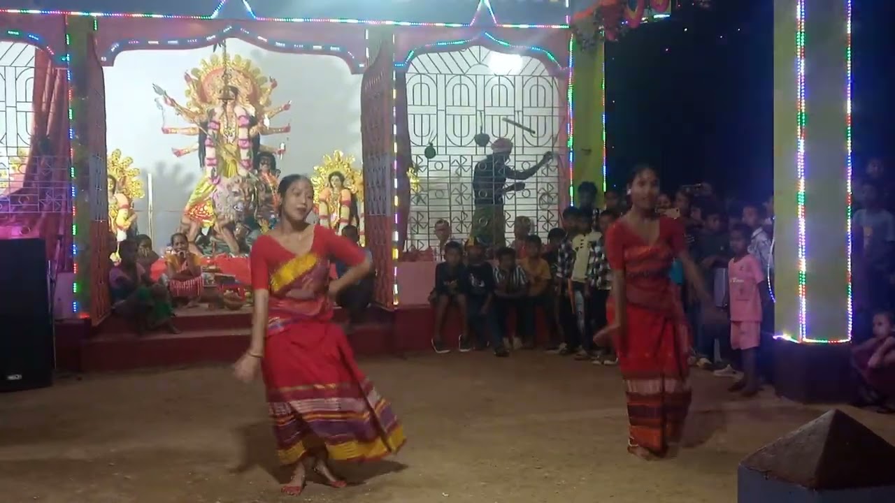 Dolguri Durga puja dance 2025