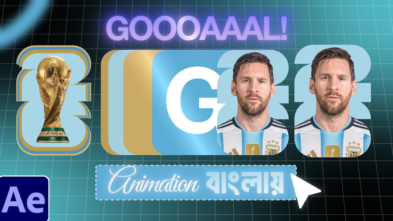 Create a FIFA World Cup Style GOAL Animation in After Effects