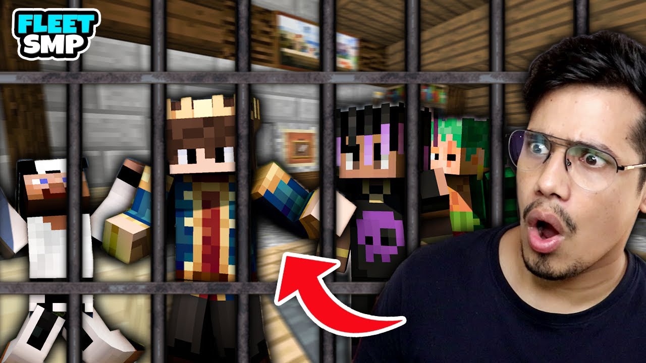 EnderGod Trapped Us In SECRET Prison 😱 | FLEET SMP Minecraft
