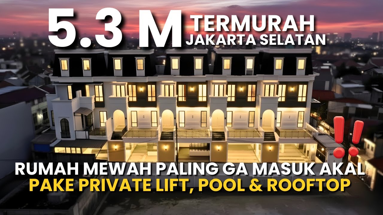 SE CANTIK INI CUMA 5,3 MILIYAR, GAK MASUK AKAL!!!