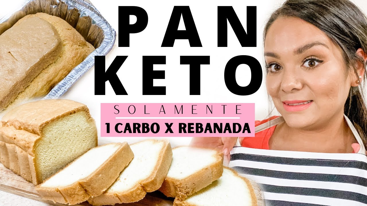 PAN PARA SANDWICH KETO CON SOLO 1 CARBOHIDRATO POR REBANADA