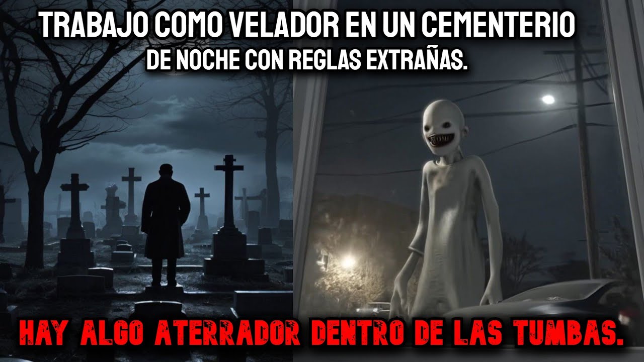 Conseguí Un Trabajo Como Velador de Noche En Un Cementerio Con Reglas Extrañas - Creepypasta