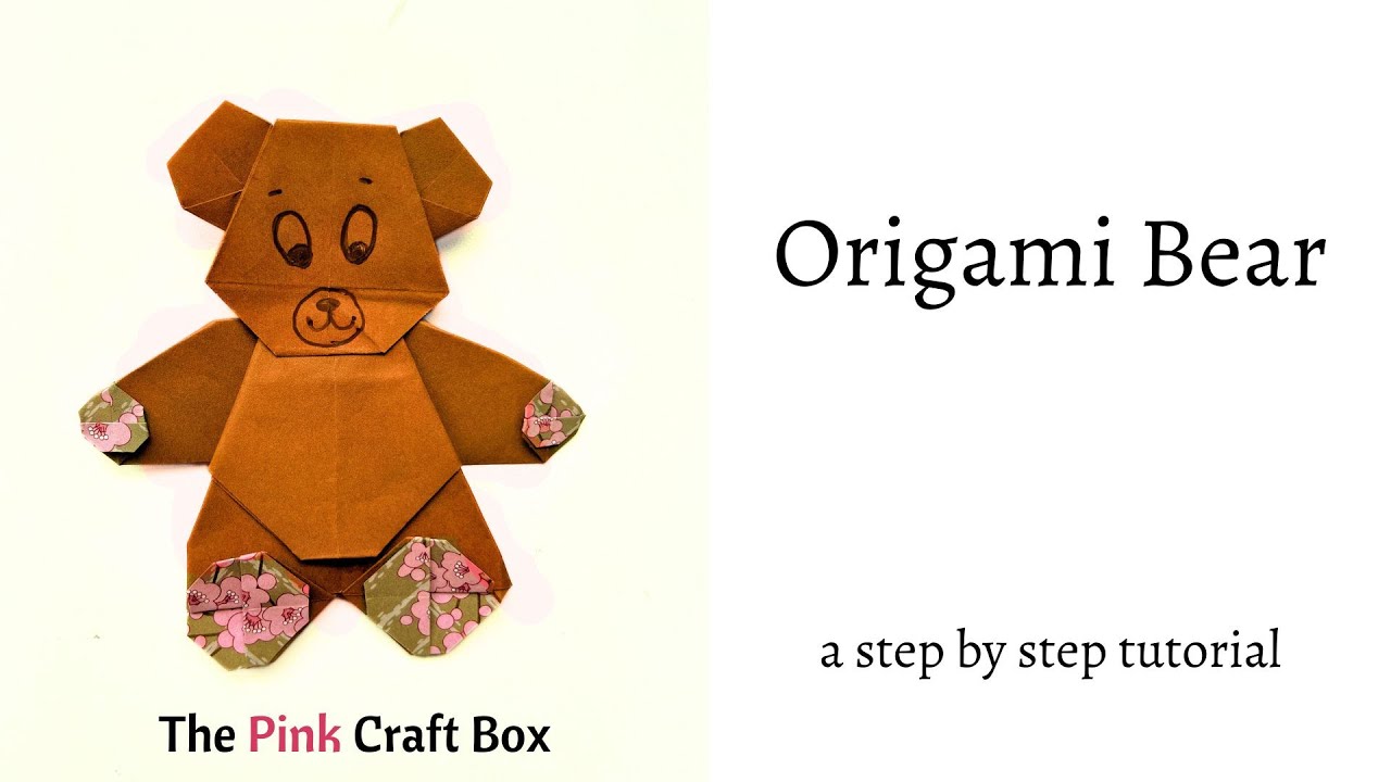 How to Make an Origami Bear