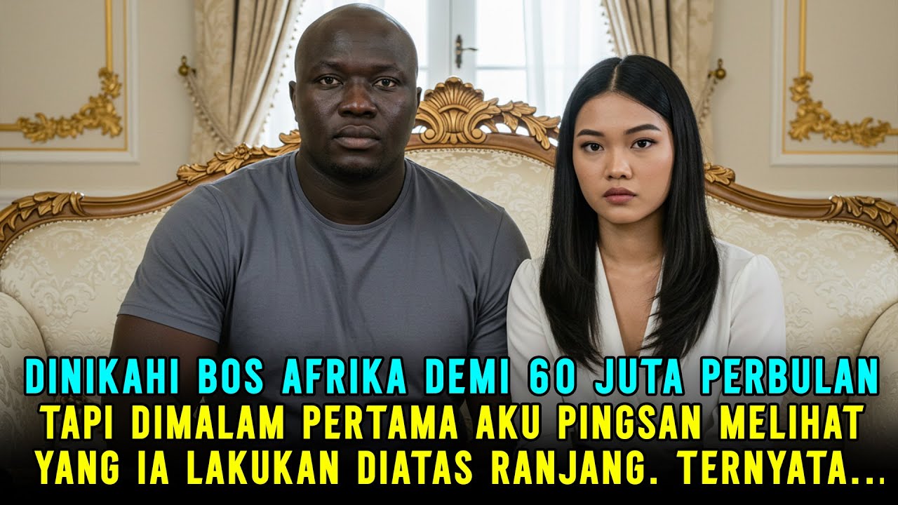 Dinikahi Bos Afrika Demi 60 Juta Per Bulan‼️ Tapi Malam Pertama, Aku Justru Pingsan Karena…