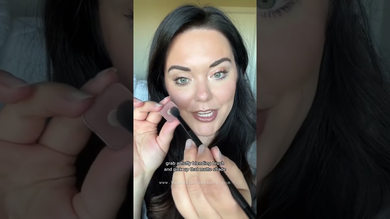 Easy eyeshadow look 🤍 wanderlushbeauty.com 