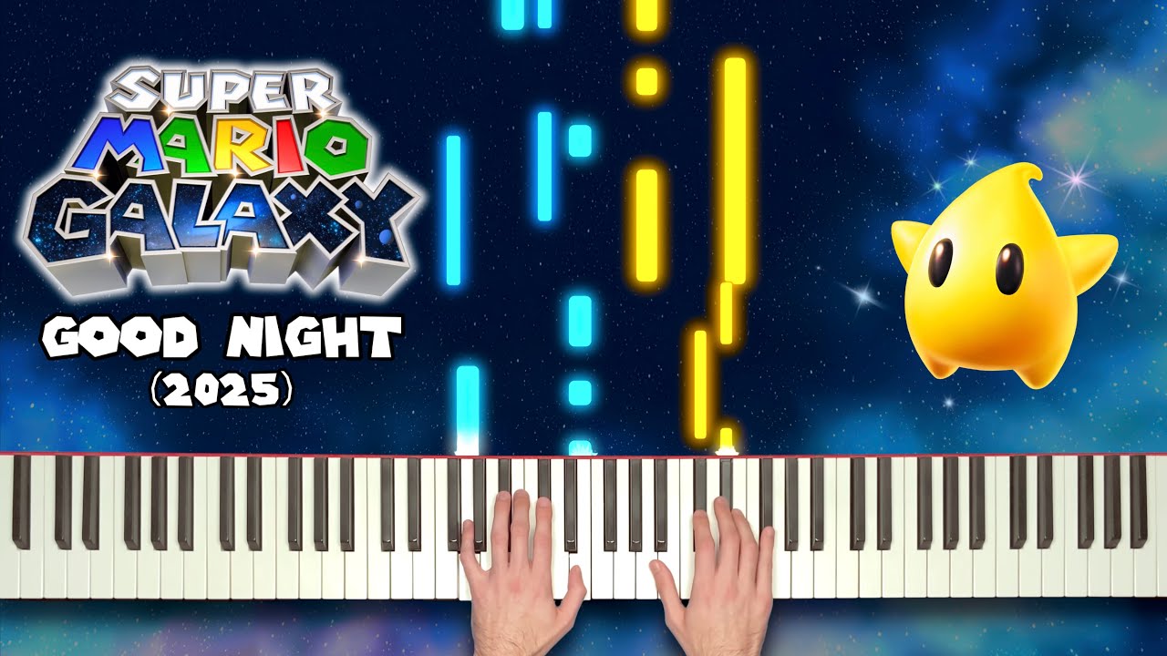Good Night ~ Super Mario Galaxy (2025) | Piano Tutorial