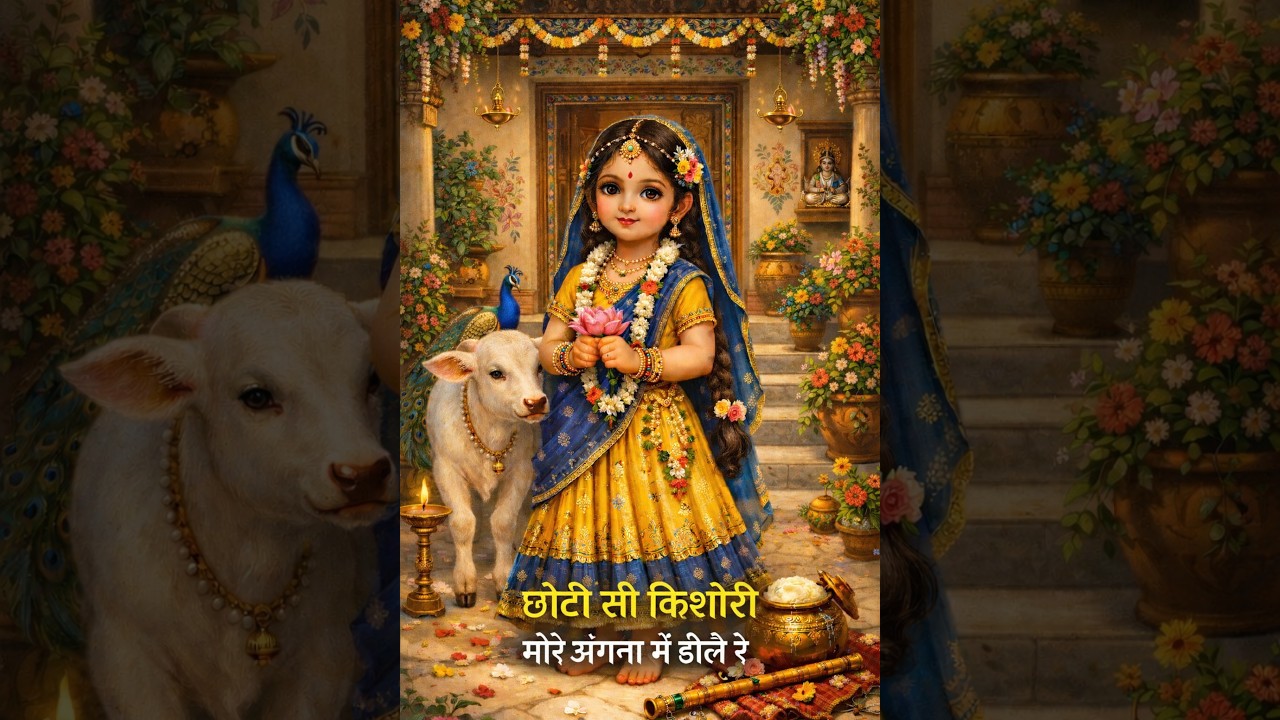 CHOTI SI KISHORI MERE ANGNA ME DHOLEIN RE #saraskishoriji #bhajan #jayakishori #chitralekhaji