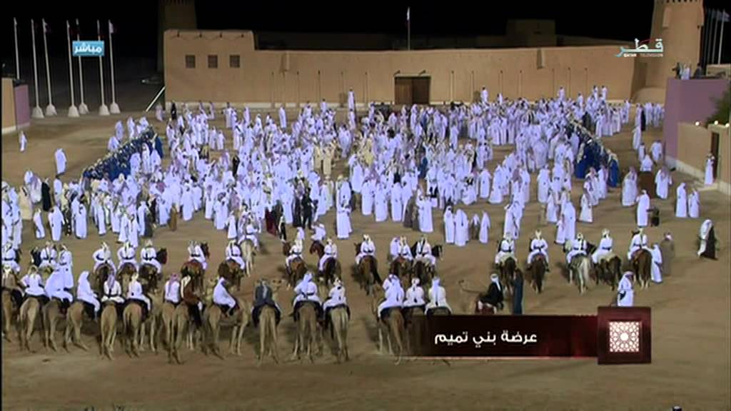 سمو الأمير الوالد يشرف عرضة بني تميم