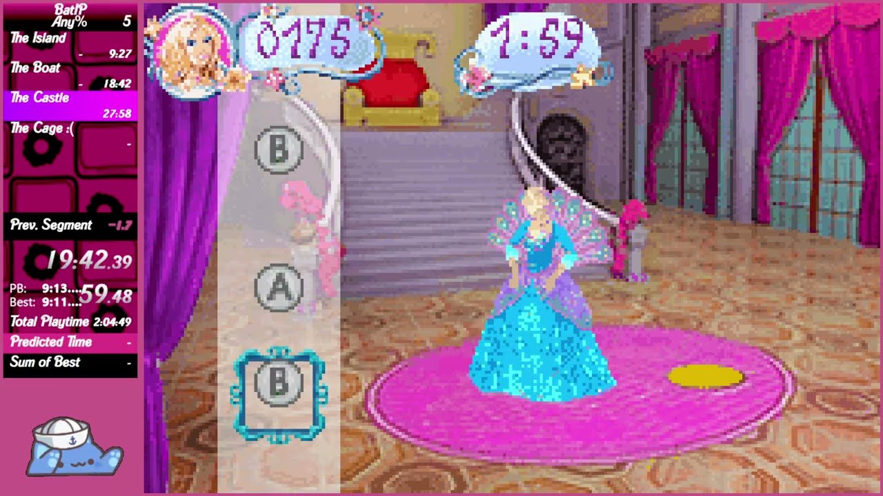 Barbie as the Island Princess Speedrun (GBA Any%) 