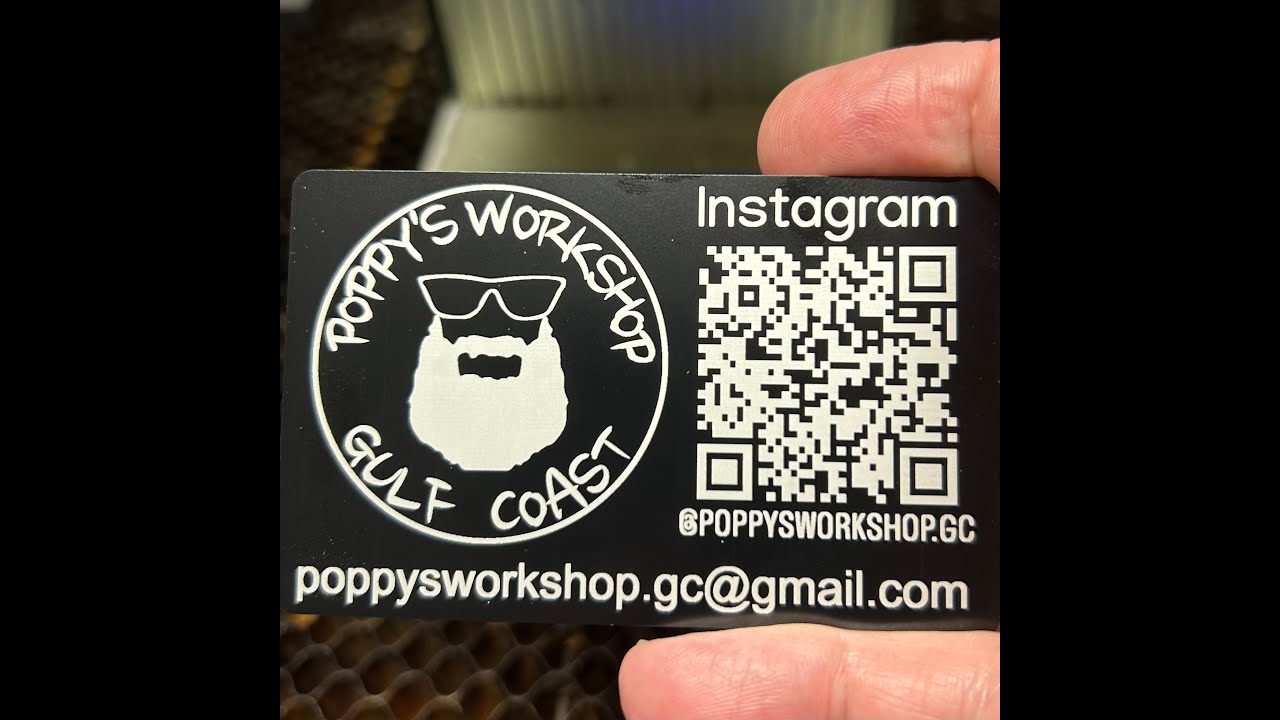 How I improve my business card engraving process with my xTool F1