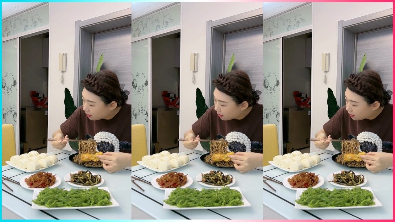 🤪🍗 Семейный кулинарный челлендж — это чистая комедия! 🤣 #eatingchallenge #funnyvideo