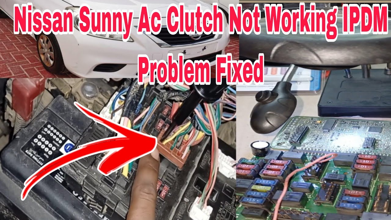 How To Fix  A/C Clutch Not Engaged | Nissan Sunny