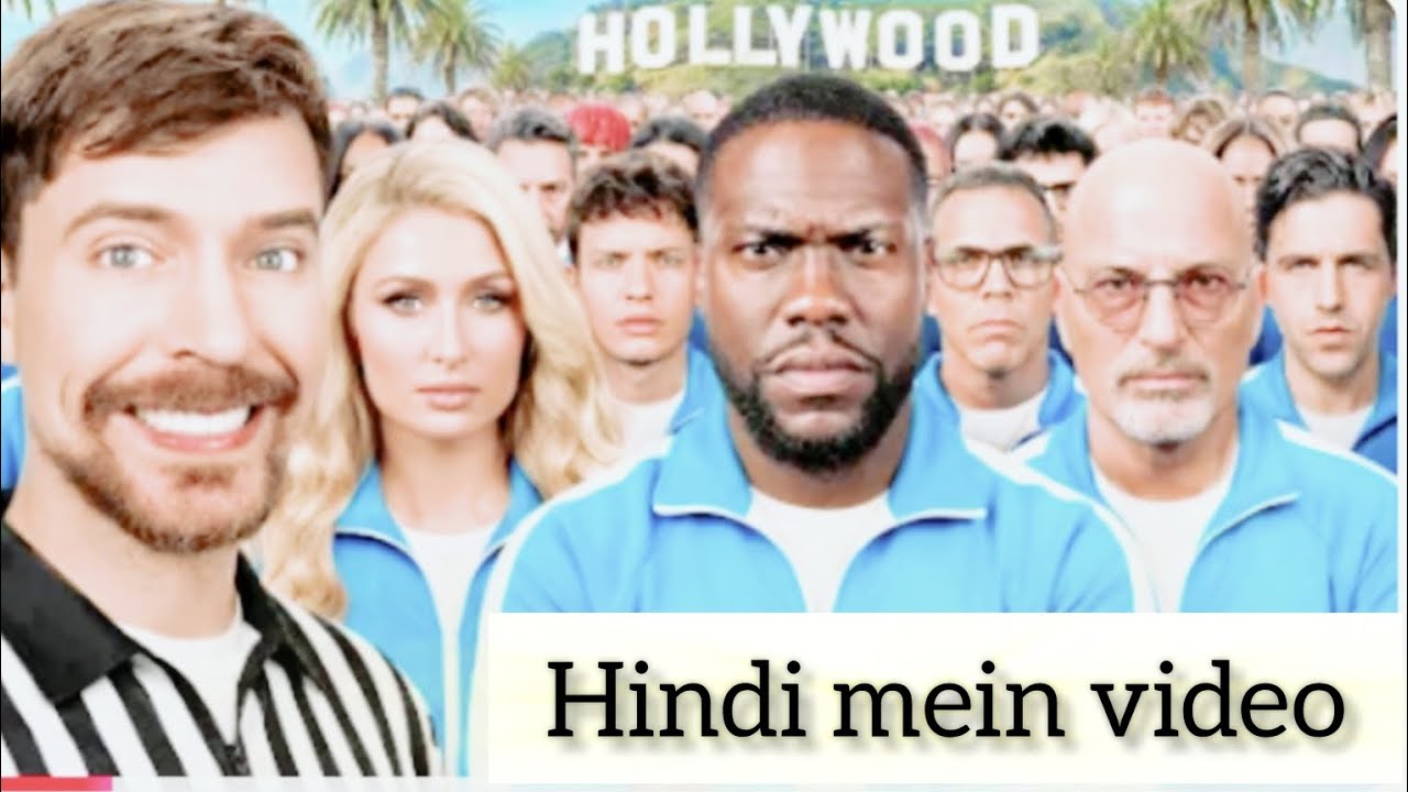 Mrbeast celebrity Hollywood $1000000/ mrbeast Hindi video 