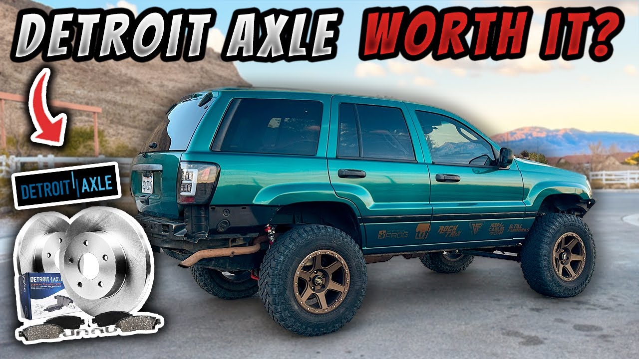 Should You Buy Detroit Axle Parts? | Jeep WJ Brakes Grand Cherokee