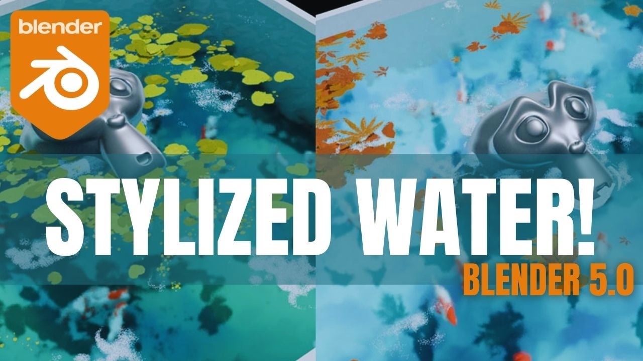Новый аддон для Blender, позволяющий создавать стилизованную воду.